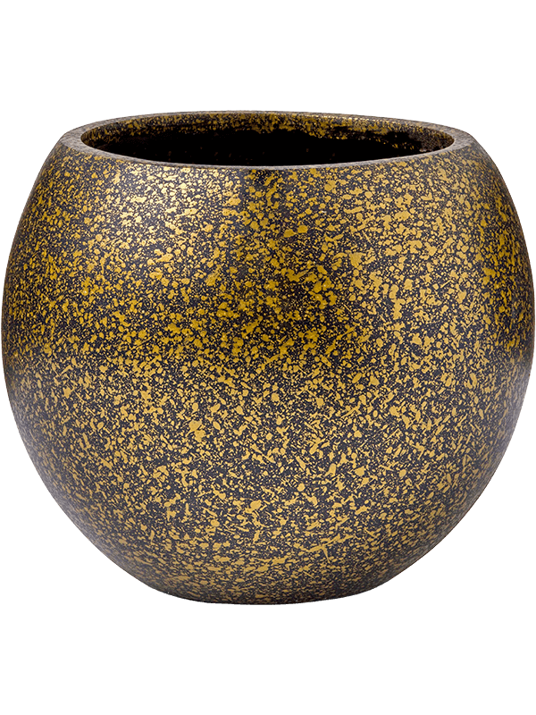Кашпо Capi Lux Terrazzo (Vase Ball Black Gold) Арт: 6CAPZG103
