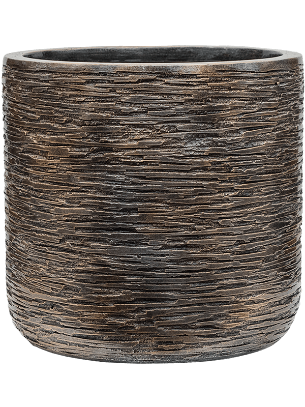 Кашпо Luxe Lite Universe Wrinkle (Cylinder bronze) Арт: 6LXLAXC27