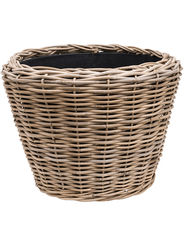 Кашпо Drypot Rattan (Round grey outdoor) Арт: 6MND01248