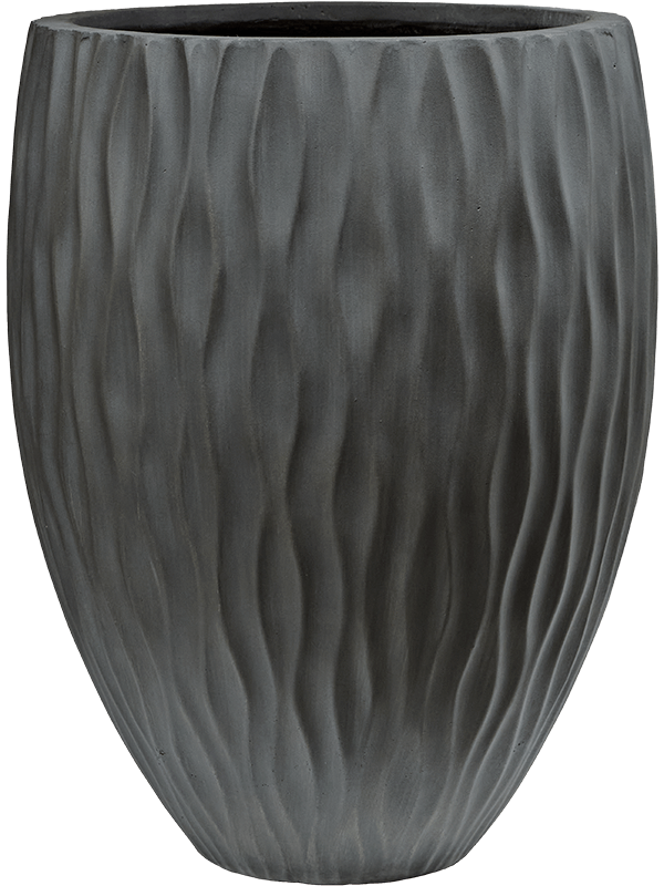 Кашпо Wave (Bond M Charcoal Cement) Арт: 6PPWACCB2