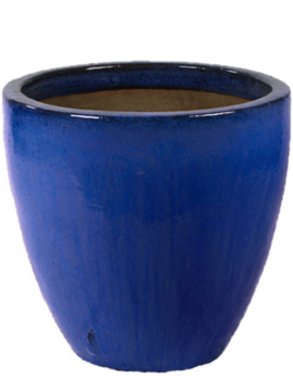 Кашпо Plain (Couple Blue) Высота: 41 см. Диаметр внутри: 34 см. nieuwkoop-planters/6BLKPC689