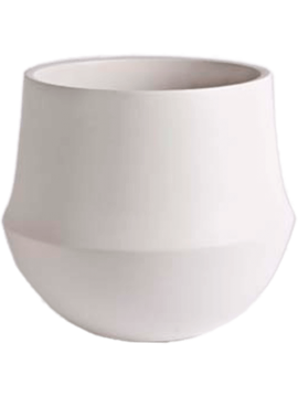 Кашпо Fusion (Pot White) Высота: 22 см. Диаметр внутри: 18 см. nieuwkoop-planters/6DMP2581W