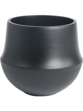 Кашпо Fusion (Pot Black) Высота: 22 см. Диаметр внутри: 18 см. nieuwkoop-planters/6DMP2581Z