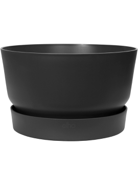 Кашпо Greenville (Bowl Living Black) Высота: 19 см. Диаметр внутри: 33 см. nieuwkoop-planters/6ELHGR336