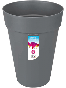 Кашпо Loft Urban (Round High Anthracite) Высота: 46 см. Диаметр внутри: 32 см. nieuwkoop-planters/6ELHUA351