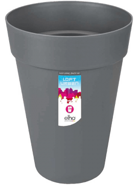 Кашпо Loft Urban (Round High Anthracite) Высота: 56 см. Диаметр внутри: 40 см. nieuwkoop-planters/6ELHUA420