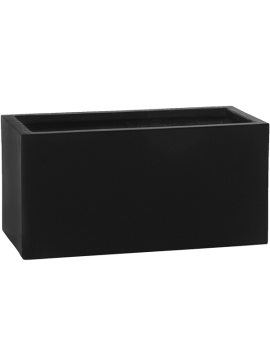 Кашпо Fiberstone (Balcony XS Black) Высота: 20 см. Диаметр внутри: 18 см. nieuwkoop-planters/6FSTRIB40