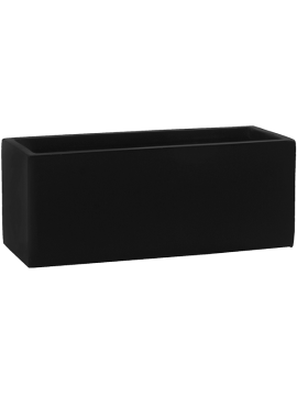 Кашпо Fiberstone (Balcony S Black) Высота: 20 см. Диаметр внутри: 18 см. nieuwkoop-planters/6FSTRIB50