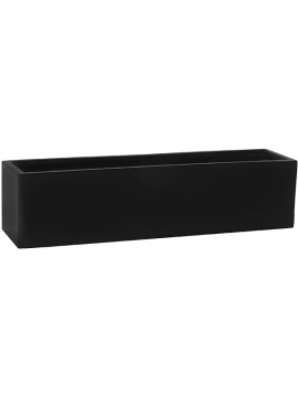 Кашпо Fiberstone (Balcony XL Black) Высота: 20 см. Диаметр внутри: 18 см. nieuwkoop-planters/6FSTRIB80