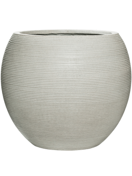 Кашпо Ridged Horizontally (Abby L Cement) Высота: 44.5 см. Диаметр внутри: 48 см. nieuwkoop-planters/6FSTRICA6