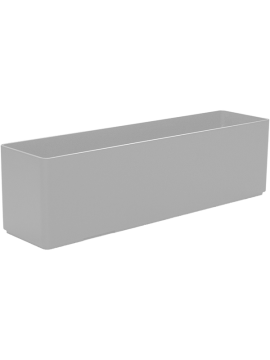 Кашпо Multivorm / Basic rectangle (High shine) Высота: 25 см. Диаметр внутри: 33 см. nieuwkoop-planters/6HLU05290