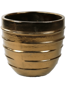 Кашпо Beauty (Couple Gold) Высота: 40 см. Диаметр внутри: 39 см. nieuwkoop-planters/6KGOPBG82
