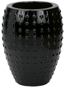 Кашпо Laos (Emperor Black) Высота: 55 см. Диаметр внутри: 29 см. nieuwkoop-planters/6LAOR4330