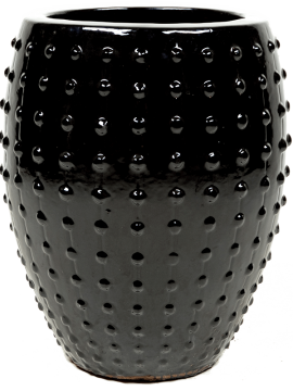 Кашпо Laos (Emperor Black) Высота: 67 см. Диаметр внутри: 37 см. nieuwkoop-planters/6LAOR5530