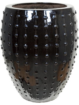 Кашпо Laos (Emperor Black) Высота: 80 см. Диаметр внутри: 45 см. nieuwkoop-planters/6LAOR6330