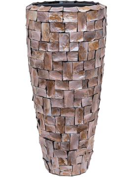 Кашпо Baq Oceana Pearl (Partner Brown (with liner)) Высота: 90 см. Диаметр внутри: 30 см. nieuwkoop-planters/6OCEPB507