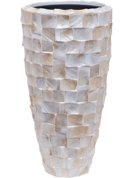Кашпо Baq Oceana Pearl (Partner White (with liner)) Высота: 70 см. Диаметр внутри: 27 см. nieuwkoop-planters/6OCEPW414