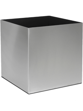 Кашпо Parel (Stainless steel brushed on felt (2mm)) Высота: 50 см. Диаметр внутри: 49 см. nieuwkoop-planters/6PARRGE510