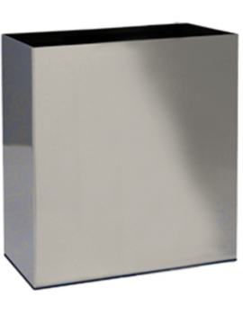 Кашпо Parel (Stainless steel brushed on felt (2mm)) Высота: 75 см. Диаметр внутри: 33 см. nieuwkoop-planters/6PARRGE521