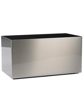 Кашпо Parel (Stainless steel brushed on felt (2mm)) Высота: 50 см. Диаметр внутри: 33 см. nieuwkoop-planters/6PARRGE522