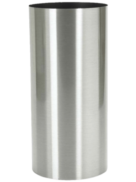 Кашпо Parel (Column stainless steel brushed on felt (1.2mm)) Высота: 75 см. Диаметр внутри: 29 см. nieuwkoop-planters/6PARZGE511