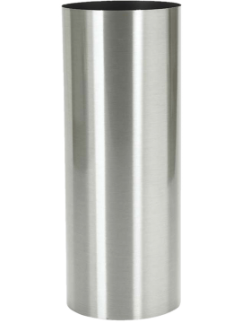 Кашпо Parel (Column stainless steel brushed on felt (1.2mm)) Высота: 90 см. Диаметр внутри: 29 см. nieuwkoop-planters/6PARZGE512