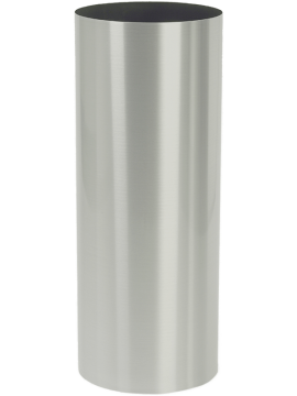 Кашпо Parel (Column stainless steel brushed on felt (1.2mm)) Высота: 90 см. Диаметр внутри: 39 см. nieuwkoop-planters/6PARZGE532