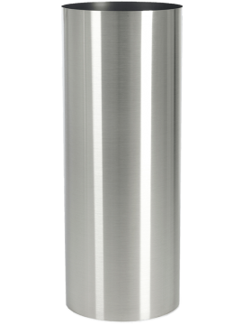 Кашпо Parel (Column stainless steel brushed unlaquered on felt (1.2mm)) Высота: 90 см. Диаметр внутри: 29 см. nieuwkoop-planters/6PARZGEO12