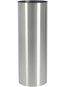 Кашпо Parel (Column stainless steel brushed unlaquered on felt (1.2mm)) Высота: 100 см. Диаметр внутри: 29 см. nieuwkoop-planters/6PARZGEO13