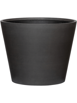 Кашпо Refined (Bucket S Volcano Black) Высота: 40 см. Диаметр внутри: 47 см. nieuwkoop-planters/6PPNRB468