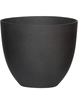 Кашпо Refined (Coral M Volcano Black) Высота: 21 см. Диаметр внутри: 24 см. nieuwkoop-planters/6PPNRC168