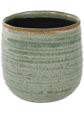 Кашпо Iris (Pot Mint) Высота: 12 см. Диаметр внутри: 11.5 см. nieuwkoop-planters/6PTR36327
