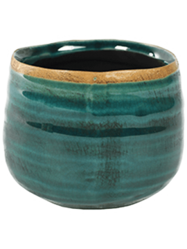 Кашпо Iris (Pot Turquoise) Высота: 7 см. Диаметр внутри: 6.5 см. nieuwkoop-planters/6PTR36345