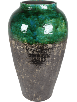 Кашпо Lindy (Bottle Green Black) Высота: 50 см. Диаметр внутри: 14 см. nieuwkoop-planters/6PTR62412