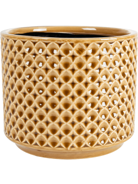 Кашпо Thies (Pot Mustard) Высота: 17 см. Диаметр внутри: 17 см. nieuwkoop-planters/6PTR64538