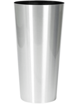 Кашпо Alure Conica (Aluminium brushed lacquered) Высота: 78 см. Диаметр внутри: 38 см. nieuwkoop-planters/6SALCG710