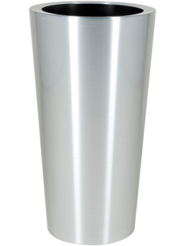 Кашпо Alure Conica Topper (Aluminium brushed lacquered) Высота: 78 см. Диаметр внутри: 29 см. nieuwkoop-planters/6SALCTG10