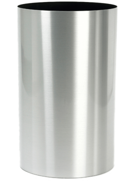 Кашпо Alure Pilaro (Aluminium brushed lacquered) Высота: 60 см. Диаметр внутри: 30 см. nieuwkoop-planters/6SALG3060