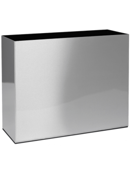 Кашпо Alure Trend (Aluminium brushed lacquered) Высота: 75 см. Диаметр внутри: 33 см. nieuwkoop-planters/6SALTG523