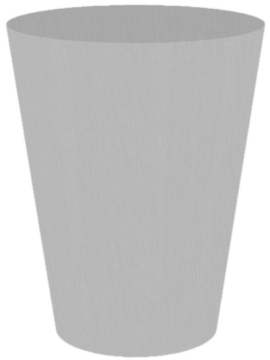 Кашпо Stiel Conica (On ring colour matt (waterproof)) Высота: 75 см. Диаметр внутри: 59 см. nieuwkoop-planters/6STICR675