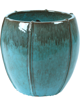 Кашпо Moda (Emperor Turquoise) Высота: 55 см. Диаметр внутри: 45 см. nieuwkoop-planters/6TURPMT88