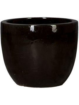 Кашпо Plain (Couple Black Shiny) Высота: 37 см. Диаметр внутри: 37 см. nieuwkoop-planters/6ZWGCO460