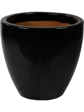 Кашпо Plain (Couple Black Shiny) Высота: 41 см. Диаметр внутри: 37 см. nieuwkoop-planters/6ZWGPB733