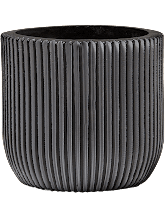 Кашпо Capi Nature Groove (Planter Ball Black) Высота: 13 см. Диаметр внутри: 12 см. Кашпо Capi Nature Groove (Planter Ball Black) Арт: 6CAPGZ132