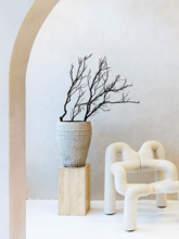 Кашпо Mediterranean (Ares L Chalk White) Арт: 6FSTME016 1
