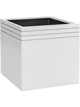 Кашпо Baq Line-Up (Cube Matt White (with liner and wheelplate)) Высота: 48 см. Диаметр внутри: 41 см. Кашпо Line-Up (Cube Matt White (with liner and wheelplate)) Арт: 6LUPC48WW