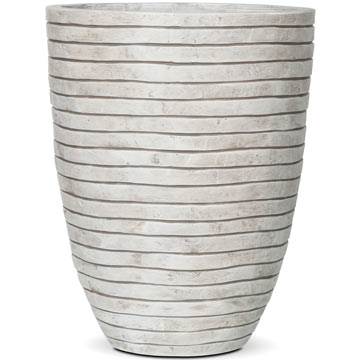 Кашпо Capi Nature Row Vase elegant low бежевое Кашпо Capi Nature Row Vase elegant low