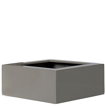 Кашпо Pottery Pots Block Low glossy sand Кашпо Pottery Pots Block Low glossy sand