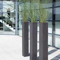 Колонна Fleur Ami Division Anthracite в интерьере