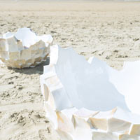 Кашпо Coast Bowl White